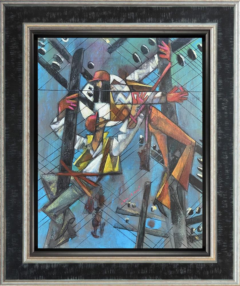 Andrei Protsouk - 'On The Line Of Duty' - Framed Original Artwork