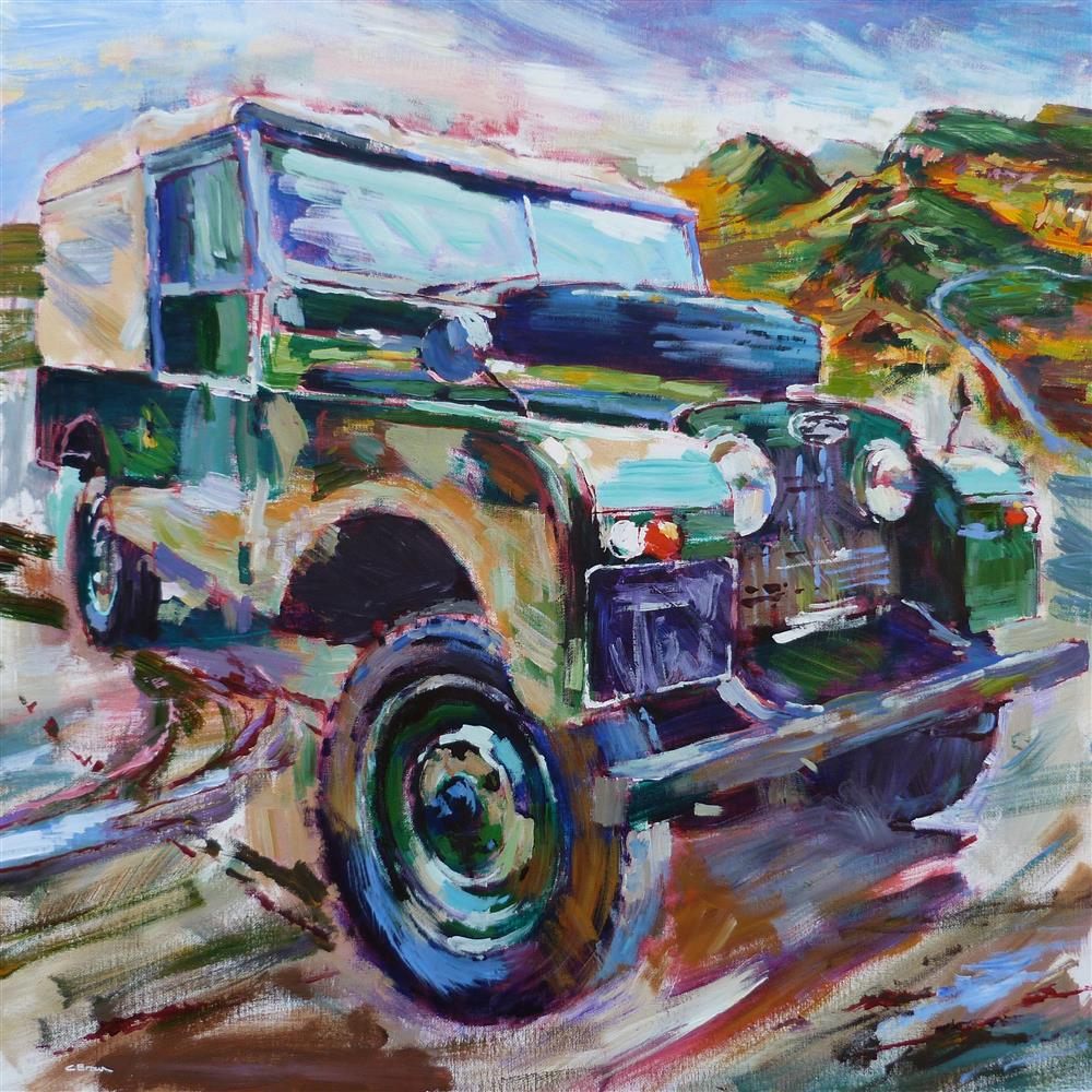 Colin Brown - 'On The Right Track' - Framed Original Artwork