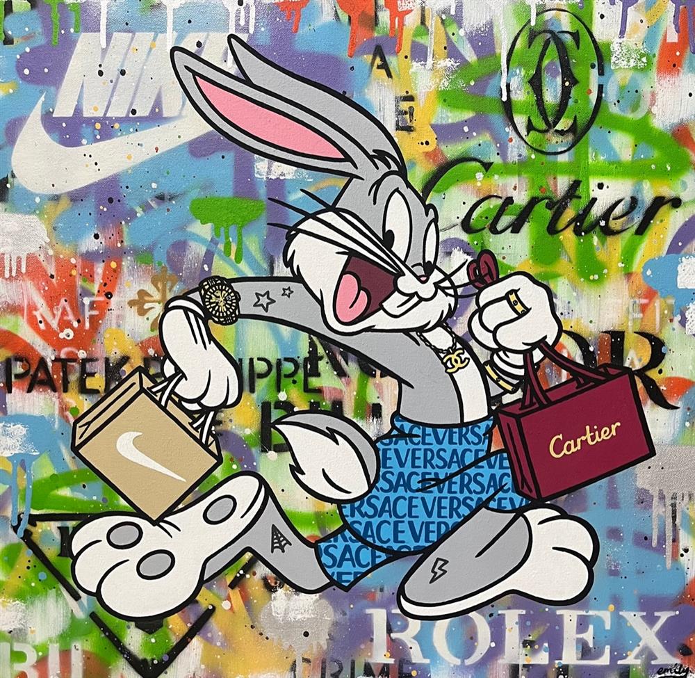 Emily Crook - 'On The Run' - Framed Original Art