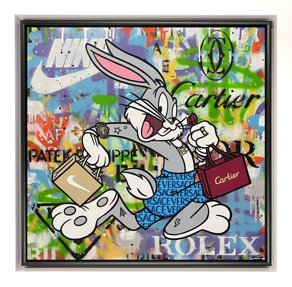 Emily Crook - 'On The Run' - Framed Original Art