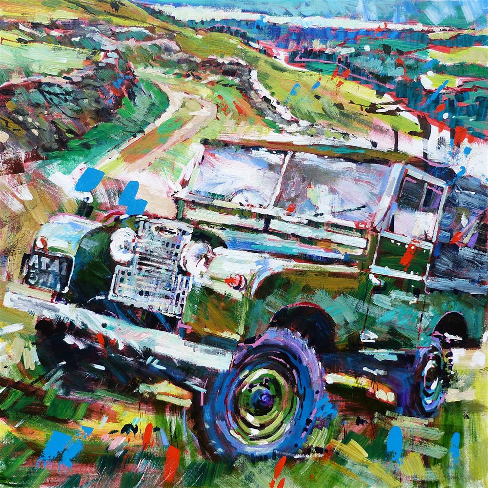 Colin Brown - 'On Track' - Framed Original Artwork