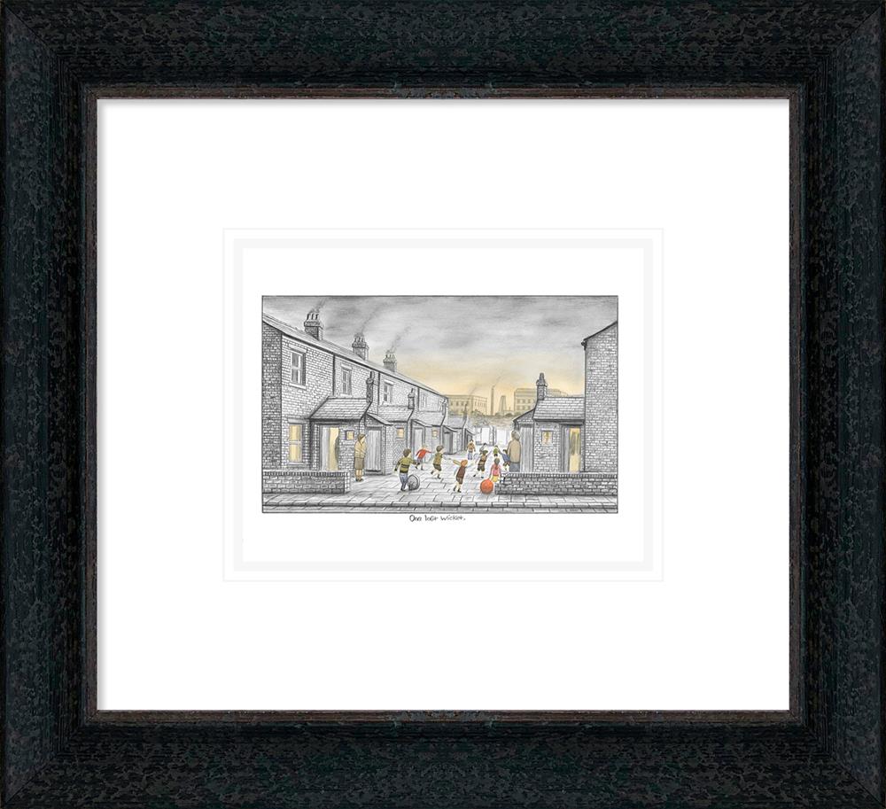 Leigh Lambert - 'One Last Wicket - Sketch' - Framed Limited Edition