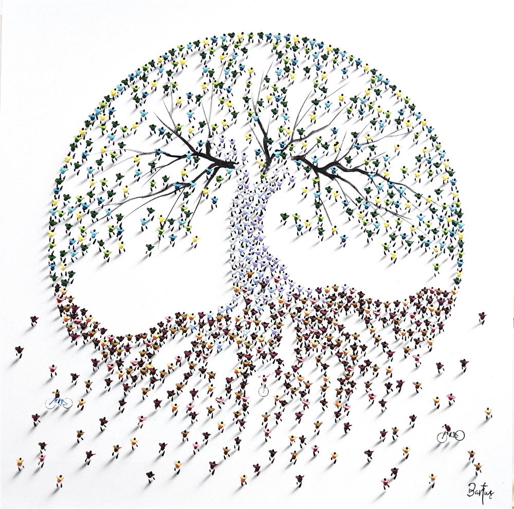 Francisco Bartus -  'One Tree, Many Lives' - Framed Original Artwork