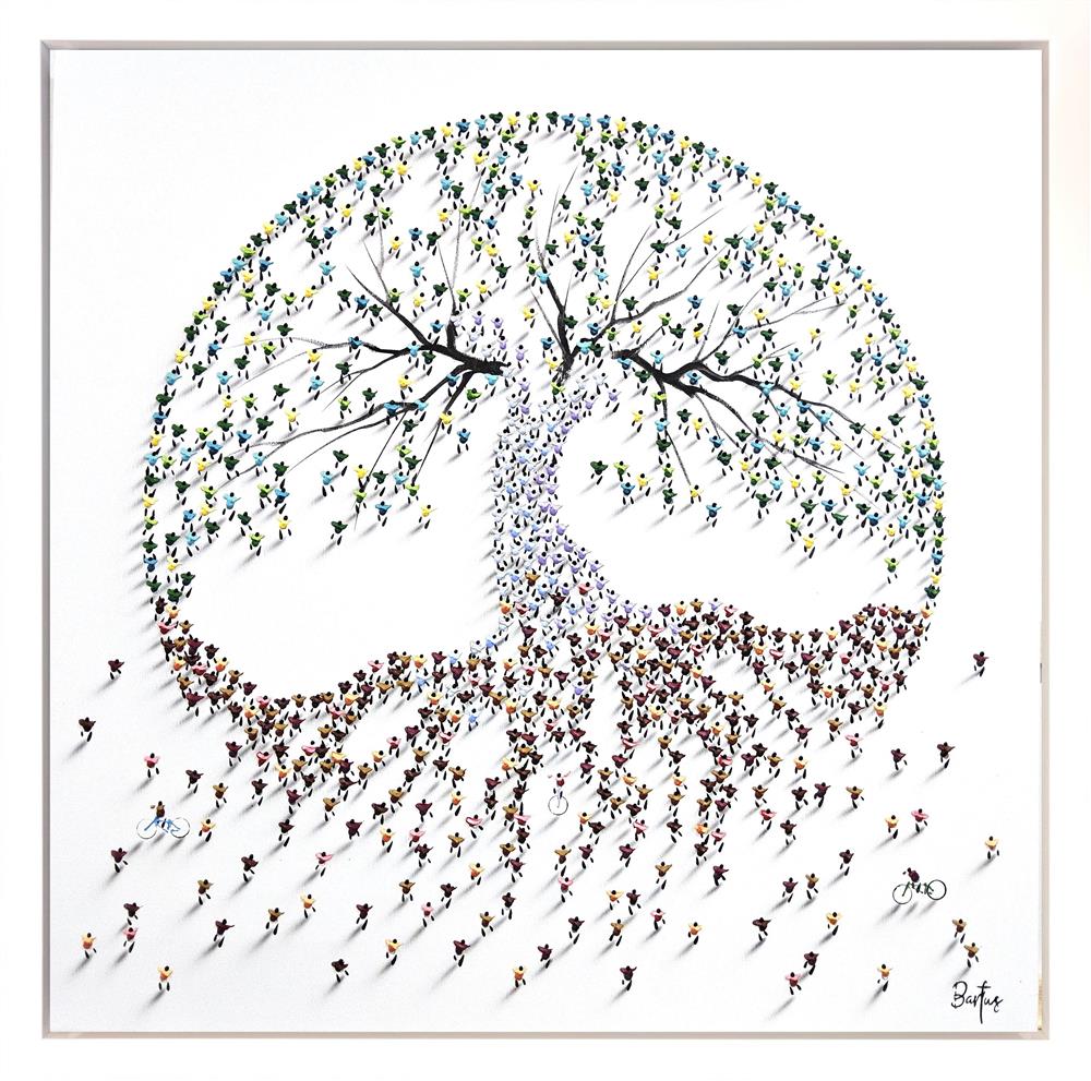Francisco Bartus -  'One Tree, Many Lives' - Framed Original Artwork