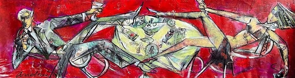 Andrei Protsouk - 'Opposite Ends' - Framed Original Art