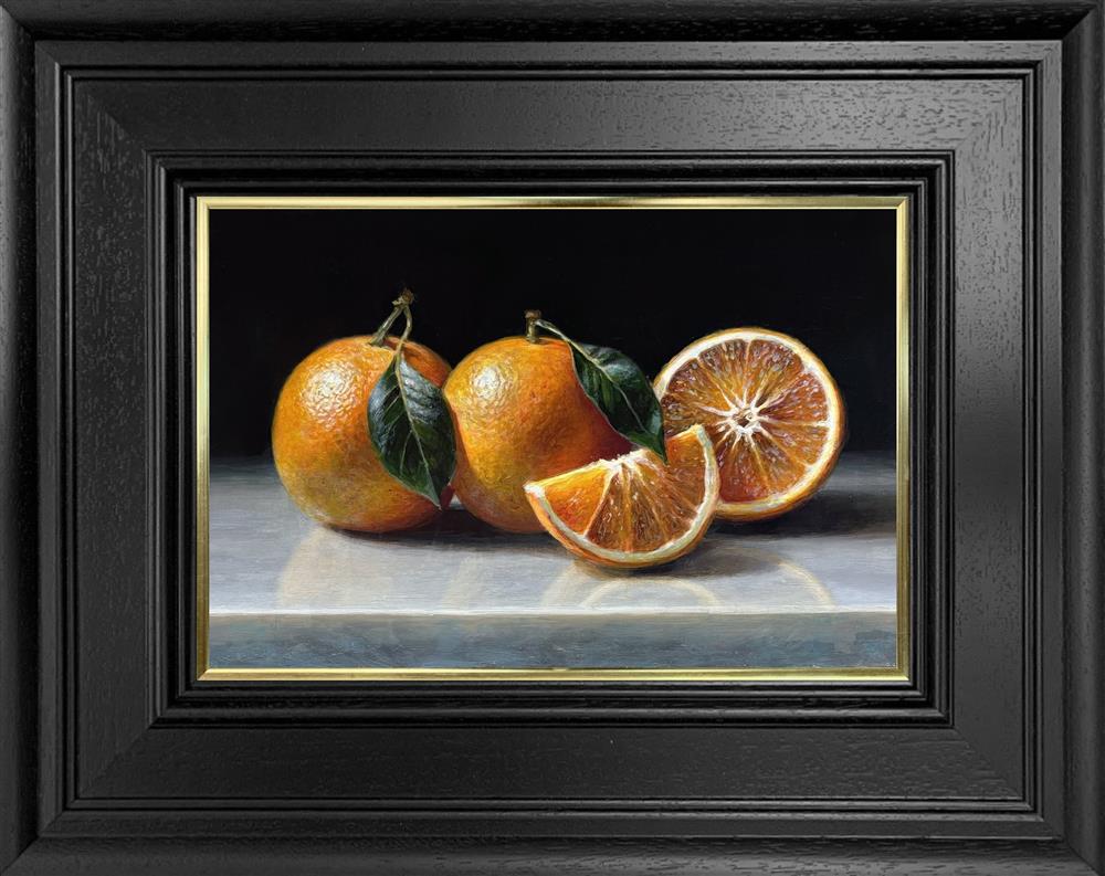 Tony Owens - 'Oranges In A Row' - Framed Original Artwork