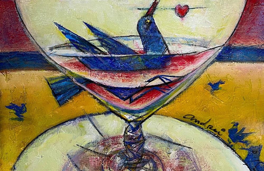 Andrei Protsouk - 'Our Bluebird' - Framed Original Artwork