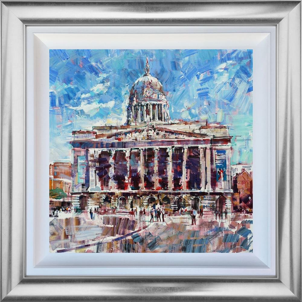 Colin Brown - 'Our Nottingham Meeting Point' - Framed Original Artwork