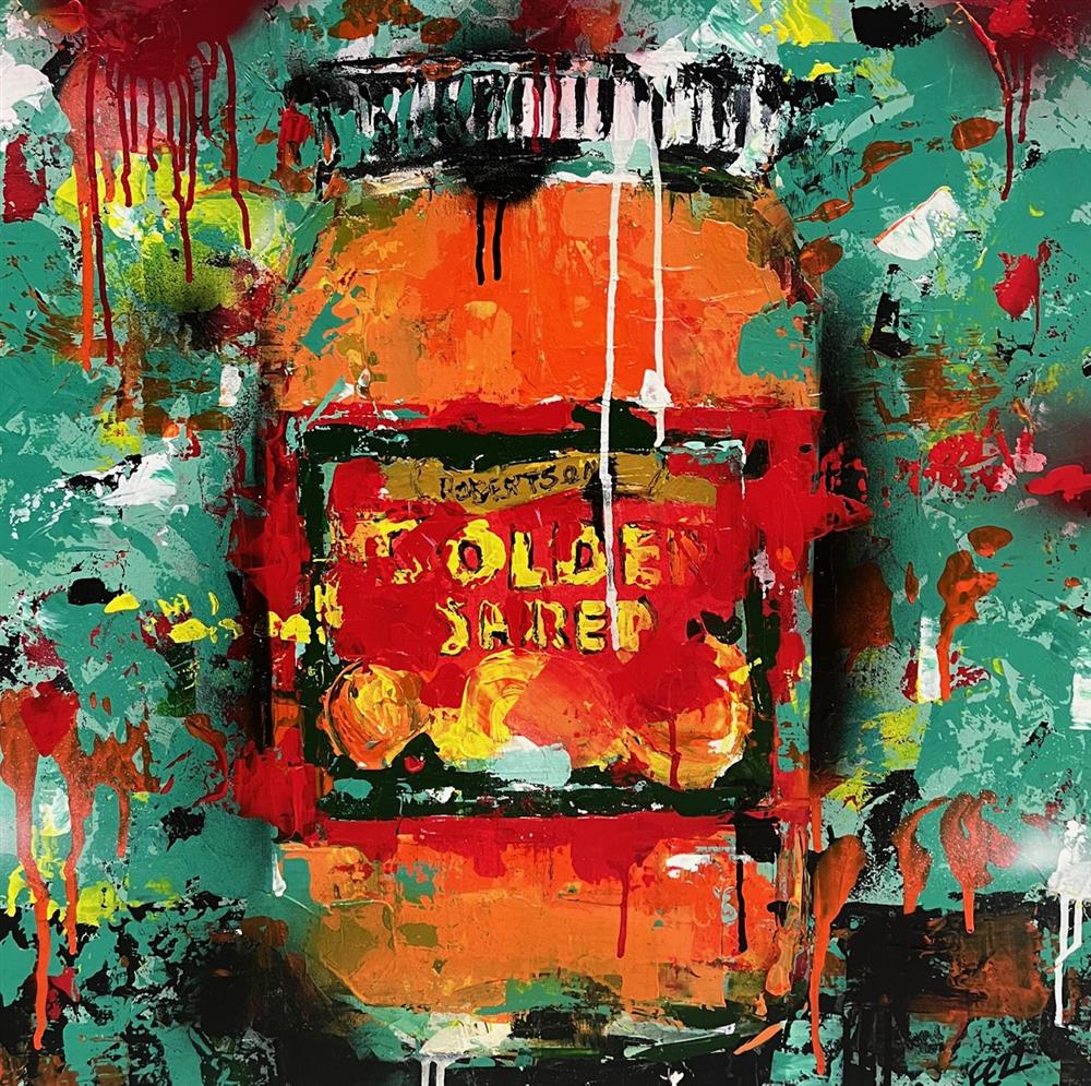 Fezz - 'Our Orange Jar' - Framed Original Artwork