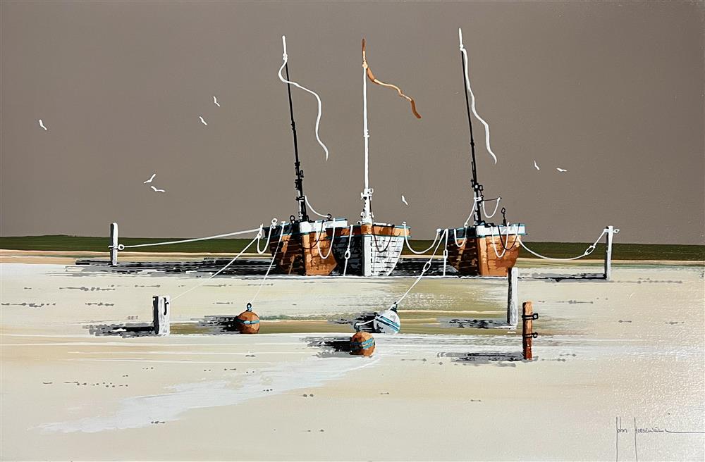 John Horsewell - 'Our Secret Spot' - Framed Original Artwork