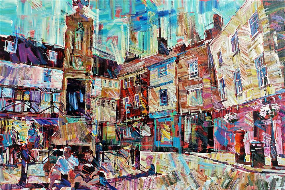 Colin Brown - 'Outside The Cathedral' - Framed Original Art