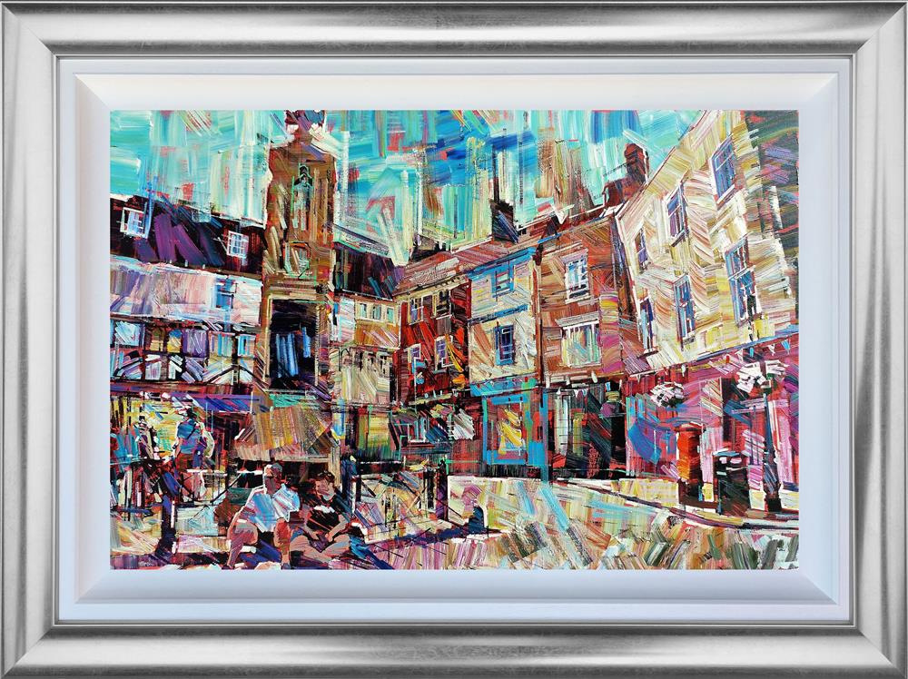 Colin Brown - 'Outside The Cathedral' - Framed Original Art