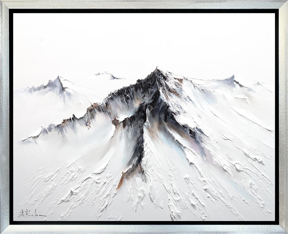 Bozhena Fuchs- 'Over The Edge Of Silence' - Framed Original Artwork