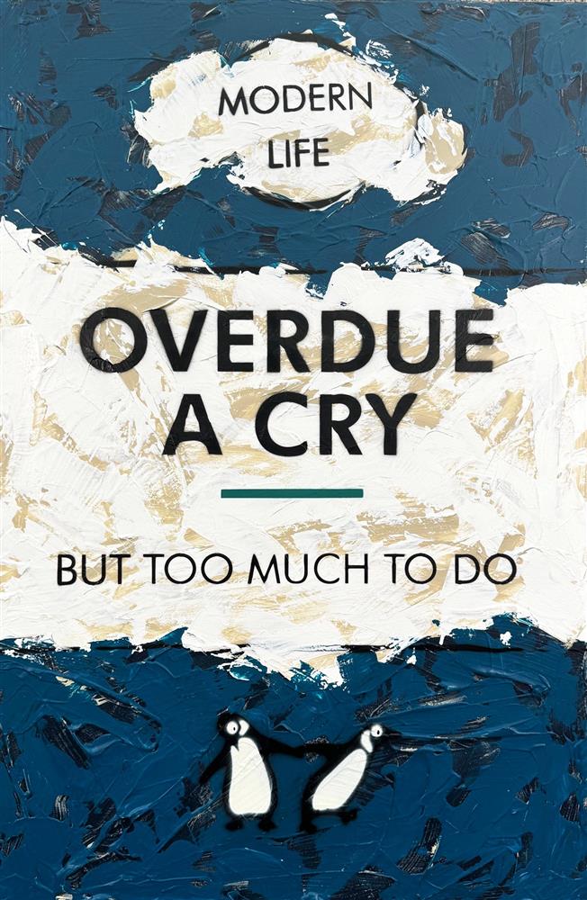 Hue Folk - 'Overdue A Cry' - Framed Original Art