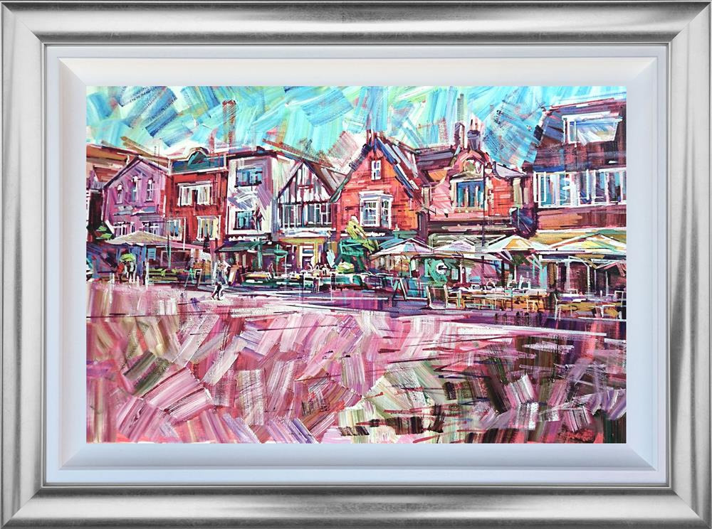 Colin Brown - 'Ox Row On The Square' - Framed Original Art