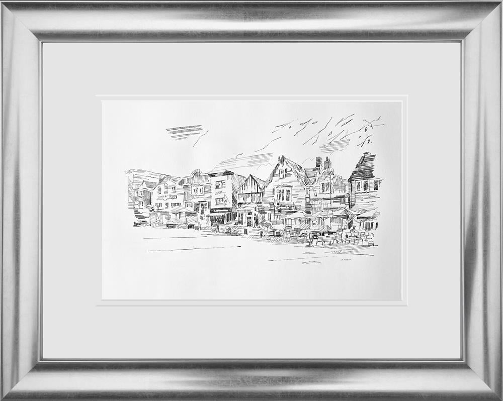 Colin Brown - 'Ox Row - Study' - Framed Original Art
