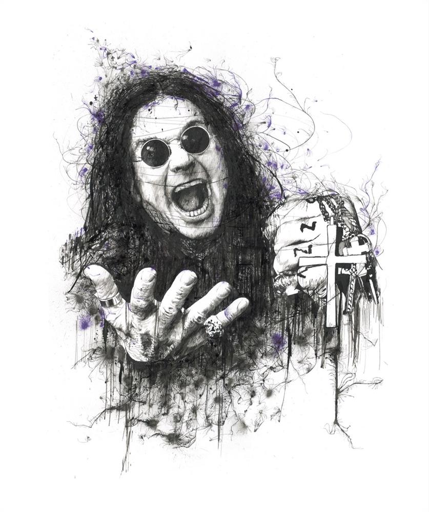 Scott Tetlow - 'Ozzy' - Framed Original Artwork