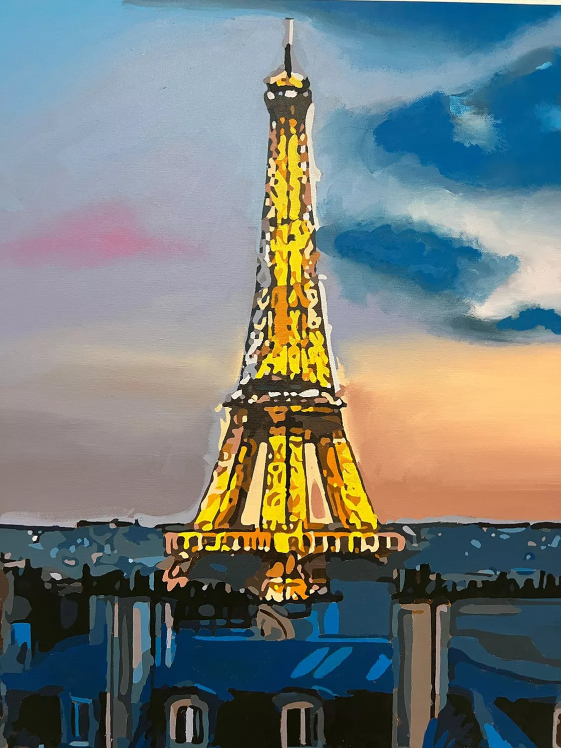 Marco Barberio - 'Parisian Night Glow - 2025' - Original Art
