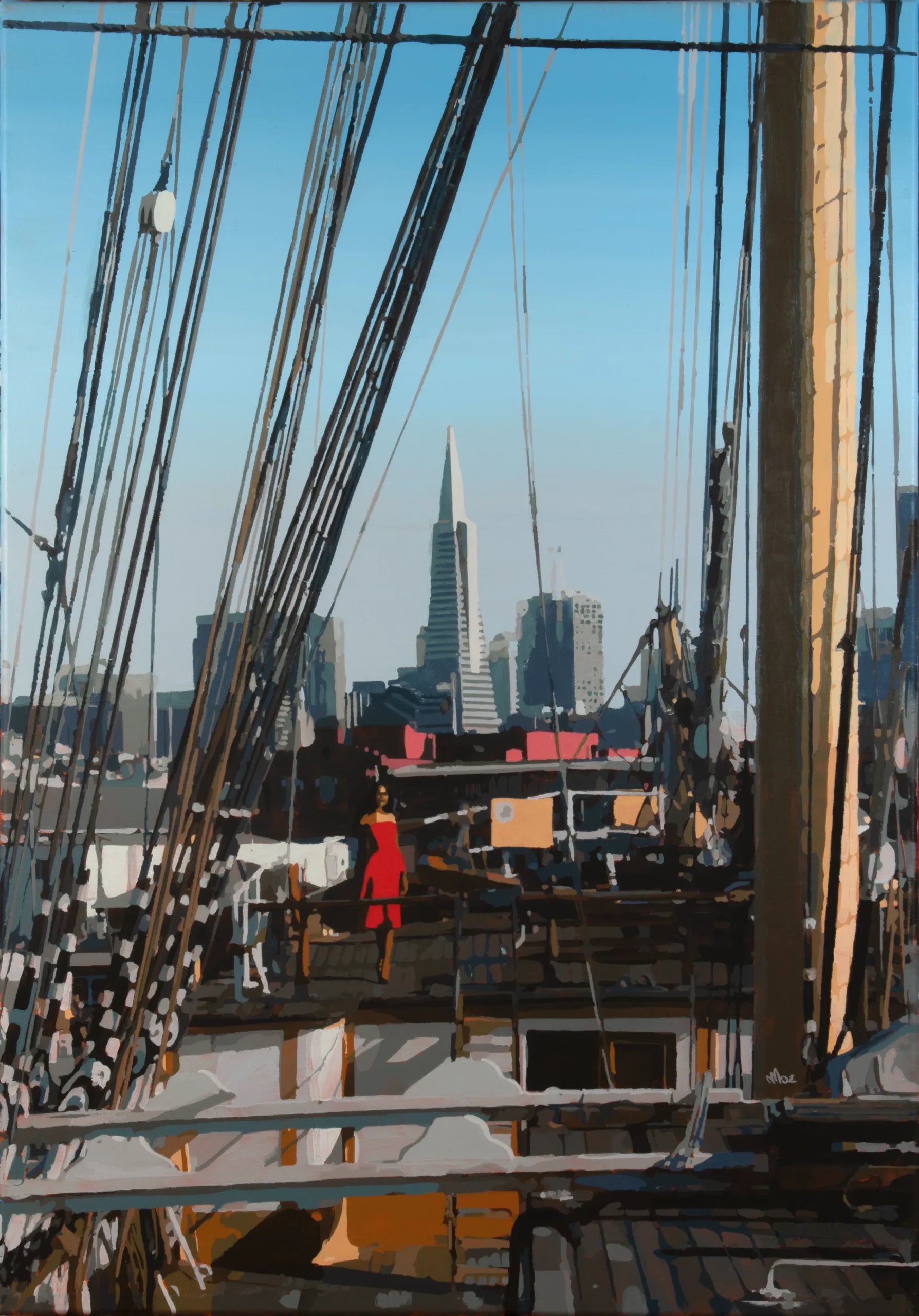 Marco Barberio - 'Pacific Queen Of San Francisco' - Original Art