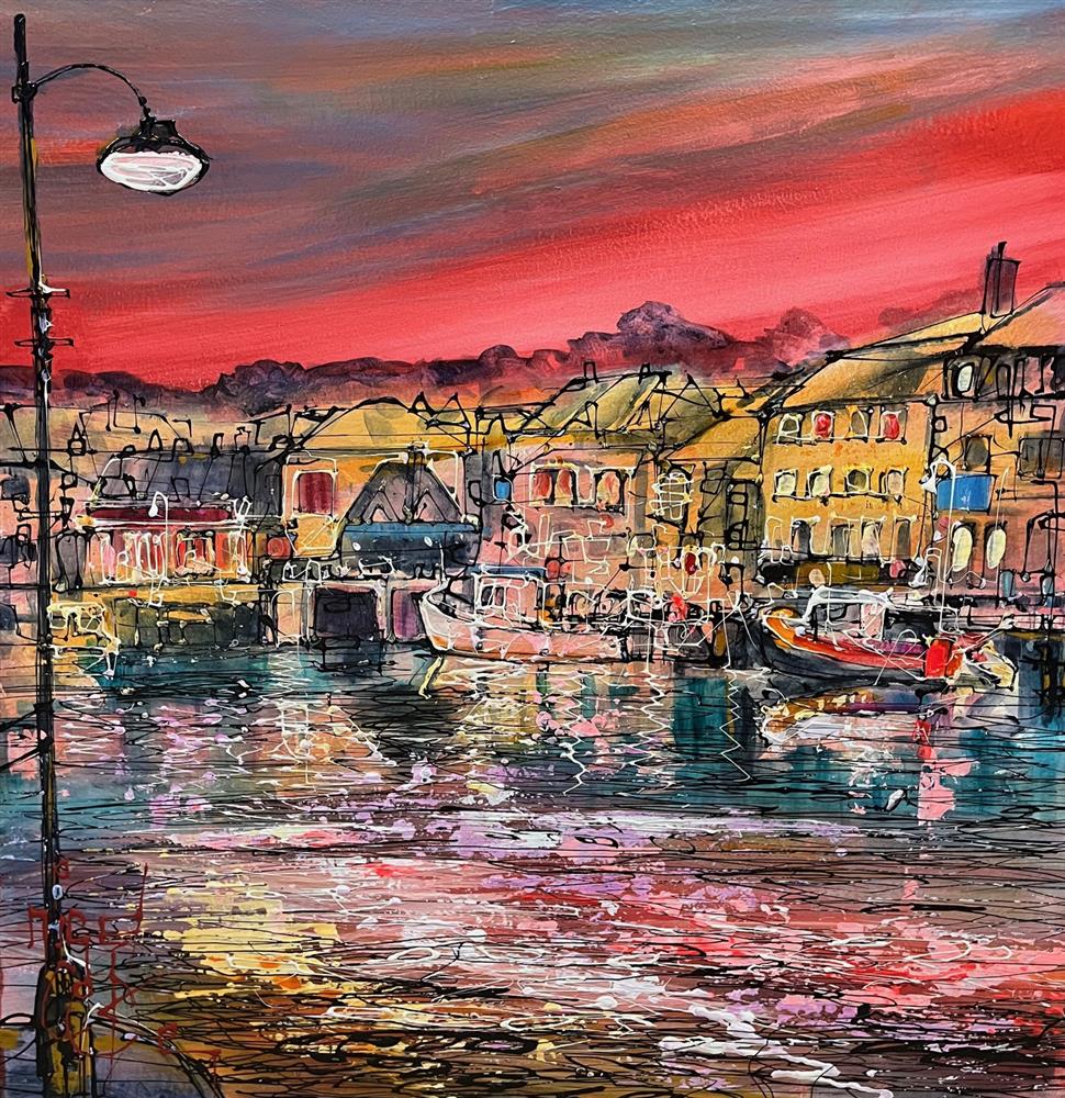 Nigel Cooke - 'Padstow Evenings' - Framed Original Artwork