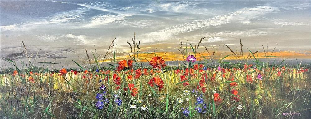 Kimberley Harris - 'Painted By The Wind' - Framed Original Art