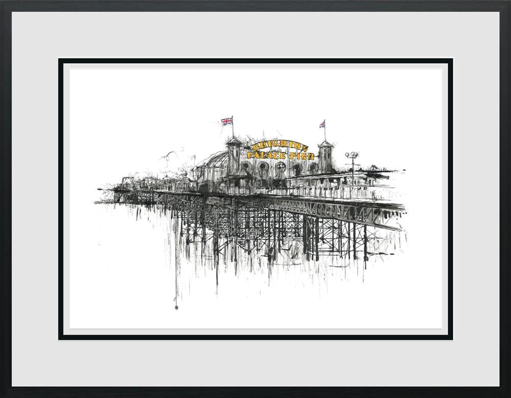 Scott Tetlow - 'Palace Pier' - Framed Limited Edition Print