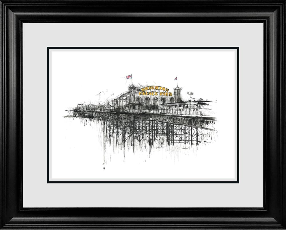 Scott Tetlow - 'Palace Pier' - Framed Original Art