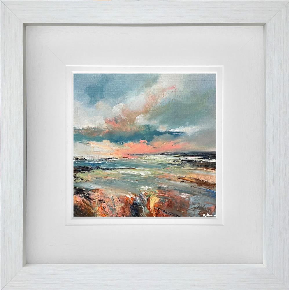Alison Johnson - 'Pale Shores' - Framed Original Artwork