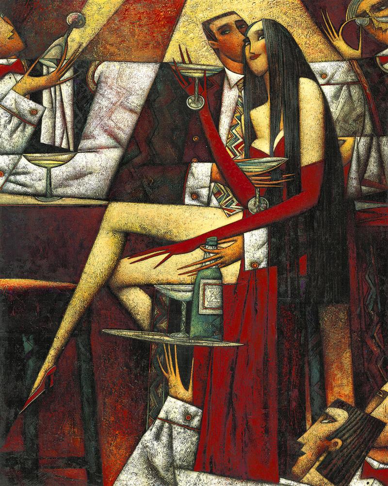 Andrei Protsouk - 'Pampered' - Framed Original Art