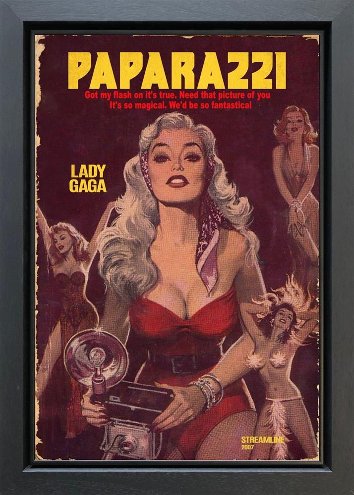 Linda Charles - 'Paparazzi' - Framed Original Artwork