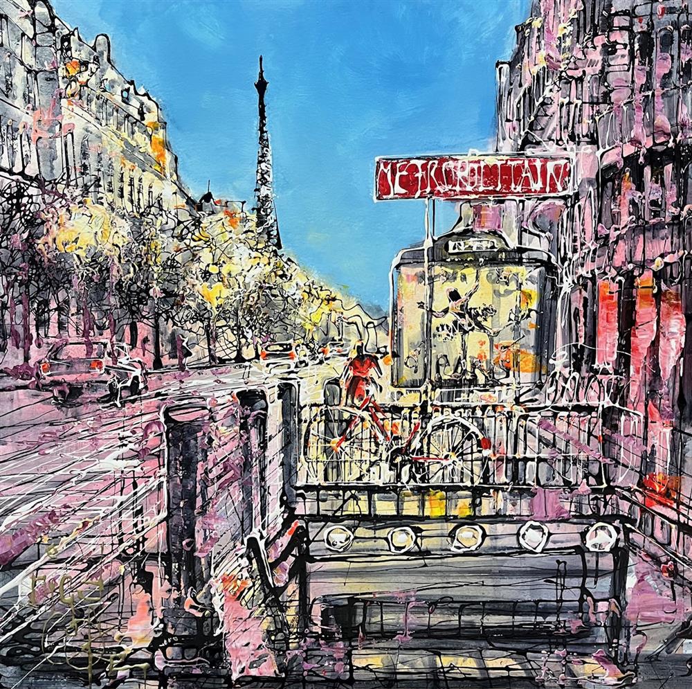 Nigel Cooke - 'Paris By Day' - Framed Original Artwork