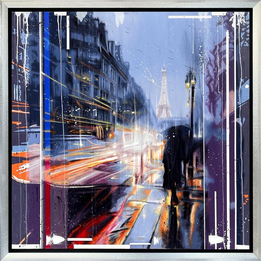Kris Hardy - 'Paris Lights' - Framed Original Artwork