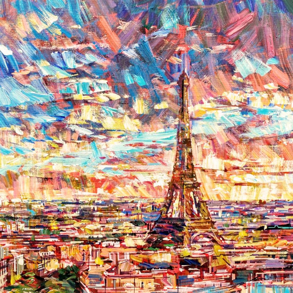 Colin Brown - 'Paris Sunrise' - Framed Original Artwork