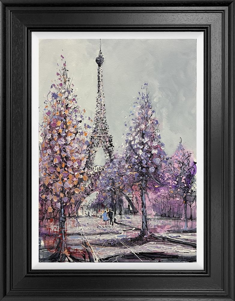 Nigel Cooke - 'Paris At The Purple Hour' - Framed Original Artwork