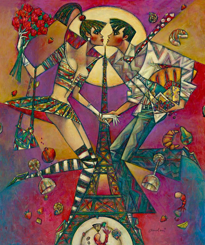 Andrei Protsouk - 'Paris Of My Dreams (Small)' - Framed Limited Edition Art