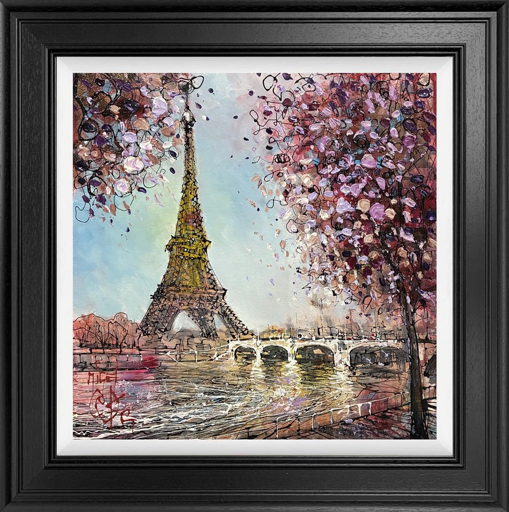 Nigel Cooke - 'Parisian Blossoms' - Framed Original Artwork