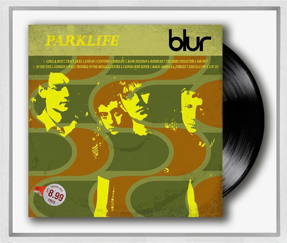 Linda Charles - 'Parklife - ReVinyled Collection' - Framed Original Artwork