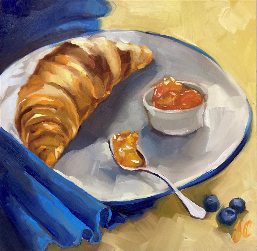 Joss Clapson - 'Pastries And Jam' - Framed Original Art