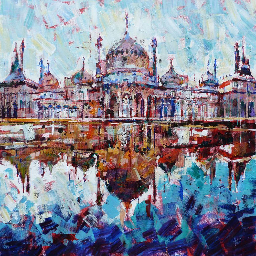 Colin Brown - 'Pavillion Reflections' - Framed Original Artwork