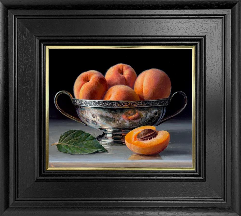 Tony Owens - 'Peaches In Bowl' - Framed Original Artwork