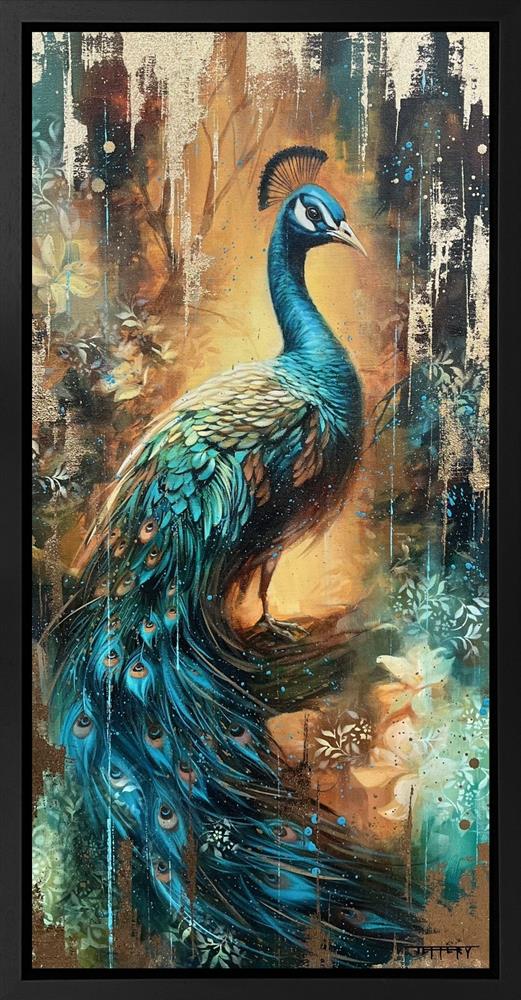Ben Jeffery - 'Peacock Gold II' - Framed Original Artwork