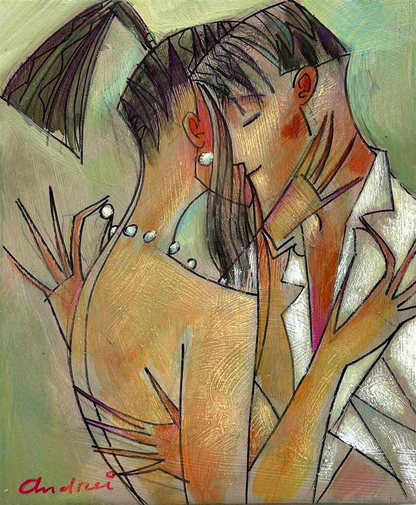 Andrei Protsouk - 'Pearl' - Framed Original Art