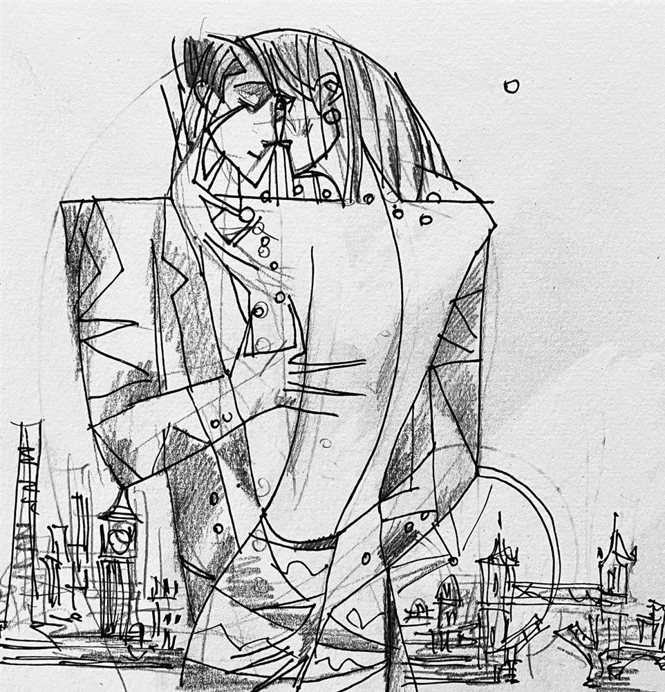 Andrei Protsouk - 'Pearls Of London - Study' - Framed Original Art