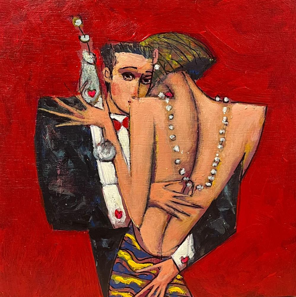 Andrei Protsouk - 'Pearls Of Love' - Framed Original Art