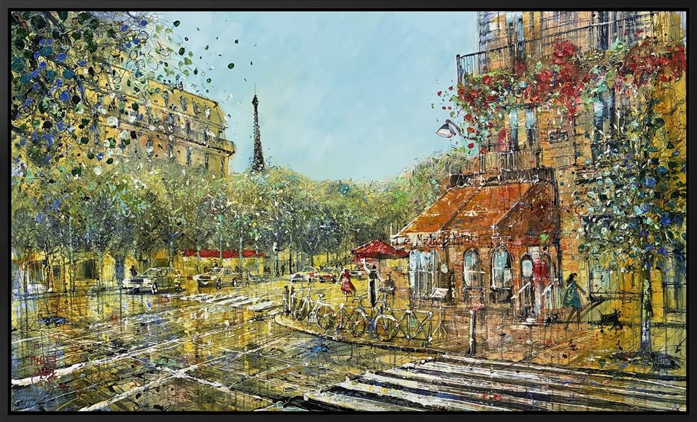 Nigel Cooke - 'Perfect Day In Paris' - Framed Original Artwork