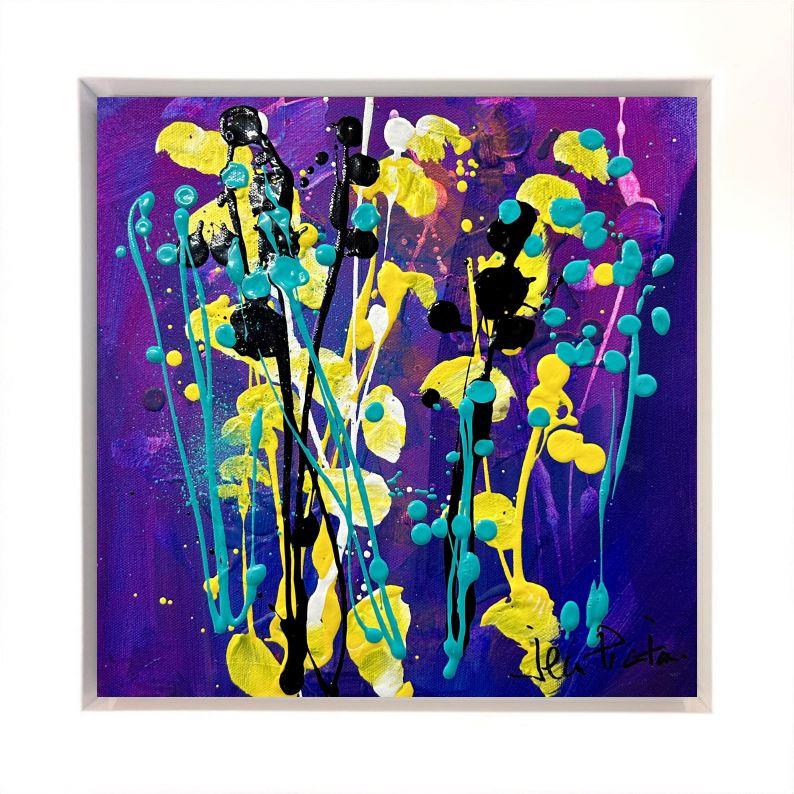 Jean Picton -  'Perfect Purple' - Framed Original Art