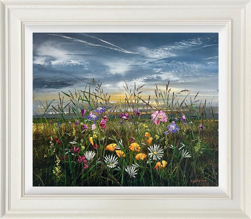 Kimberley Harris - 'Petal Reverie' - Framed Original Art