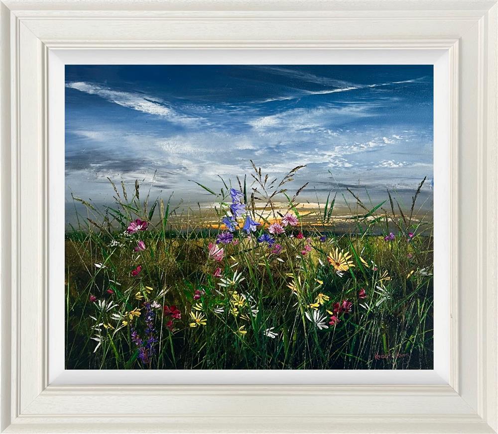 Kimberley Harris - 'Petals Adrift' - Framed Original Art