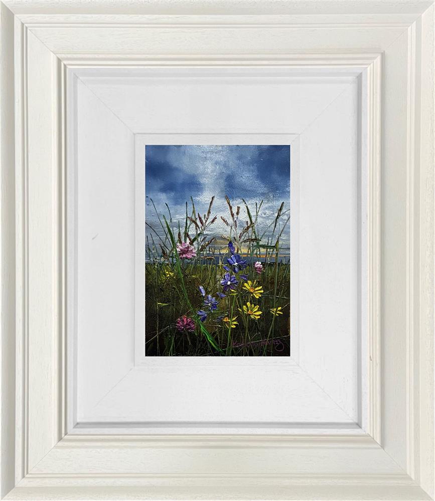 Kimberley Harris - 'Petals In The Meadow Wind' - Framed Original Artwork