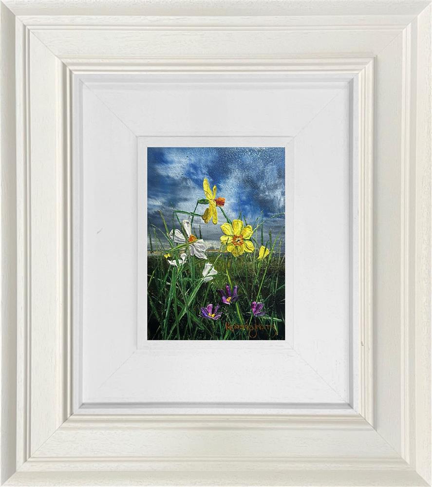 Kimberley Harris - 'Petals Like Stars' - Framed Original Art